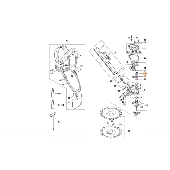 STIHL  Dźwignia 4180 643 0101